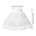 Women's Layered Tulle Petticoat Lingerie Skirt Lady's Princess Tutu ...