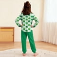 thumbnail image 6 of Auroural girls clothes size 7-8 outfits St. Patrick's Day Printed Long Sleeved Shirt And Pants Set For Boys And Girls, 6 of 8