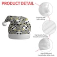 thumbnail image 6 of Cauagu Panda With Crown And Stars for Adult Christmas Hat,1-Pack Xmas Holiday Hat Santa Hat for Women & Men Festive Headwear Accessories Fit for Christmas/New Year/Party, 6 of 6