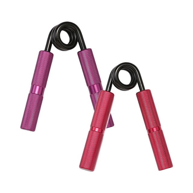 2 Uds. Fortalecedor de Agarre, Carpiano, Ejercitador de Entrenamiento de Fuerza, Entrenador de Dedos, Pinza de Mano para Antebrazo, Dispositi Rojo 200lb Violeta 350lb DYNWAVEMX none