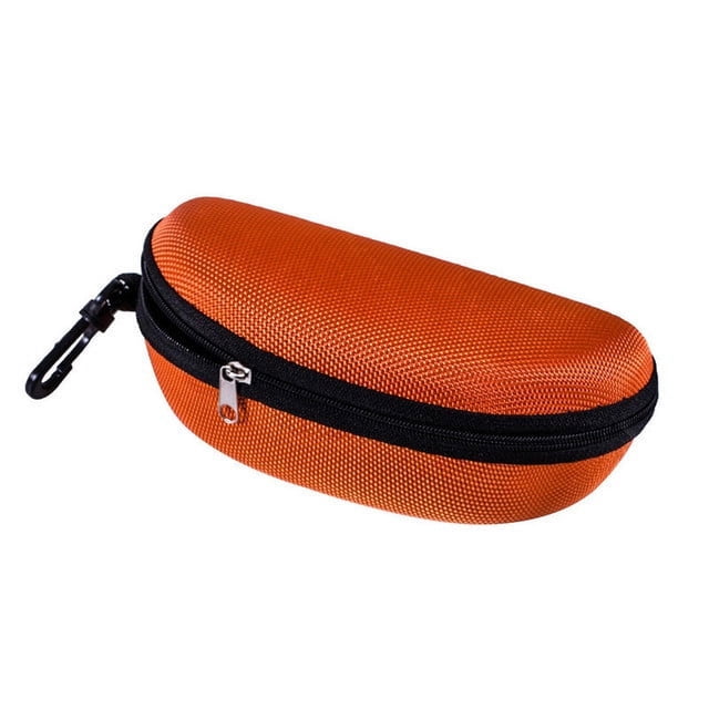 Estuche grande anti-presión para gafas de sol deportivas, con cremallera EVA, para los ojos, grueso y anti-presión, portátil y fresco