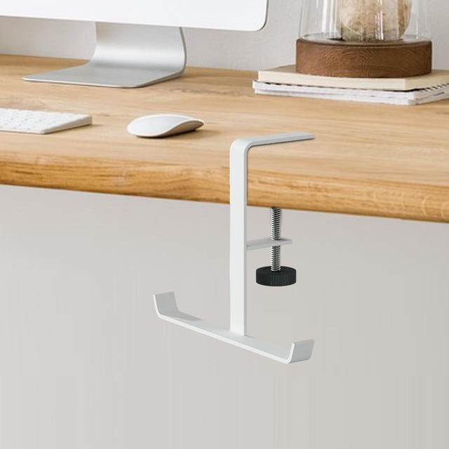 Colgador de bolso de mesa, soporte para bolsa de compras, bolsa de mano, soportes colgantes, colgador de borde de mesa, soporte para mochila para , blanco Macarena Percha para bolso