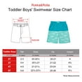 thumbnail image 2 of Rokka&Rolla Toddler Boys' Swim Trunks with Mesh Liner Baby Swimwear, UPF 50+ Sizes 2T-5T, 2 of 7
