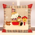 thumbnail image 3 of Oreiller de Noël à la Mode Coloré Santa Claus Elk Snowman Canapé Coussin Coussin Jouet, 3 of 6