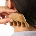 thumbnail image 4 of ✨Promotion✨ Wood Comb Head Scalp Massage Tooth Hair Comb Wooden Comb For Men And Women Type A, 4 of 8