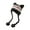 Black, variant on Oversized Kitten Hat with Ear Lovely Bowknot Skiing Hat Furry Ear Cartoon Photo Props Outdoor Head Wrap for Halloween