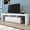 White, variant on LED TV Stand for 70-inch TVs, Segmart High Gloss Entertainment Center Home Furniture with Storage Drawer and Shelves, Media Console Table Television Stands Cabinet Desk, Gray Walne, S9812