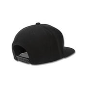 Mens Compton Hat - Embroidered Olde English LA Snapback Cap, Black