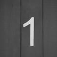 thumbnail image 6 of MSH Modern Stainless Hardware 6 Inch Stainless Steel House Number 1, 6 of 8