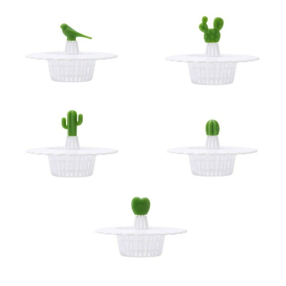 SLYNSHome 5Pcs Kitchen Sink Strainer,Reusable Pouring strainer,Drain FilterLarge Wide Rim Kitchen Gadget