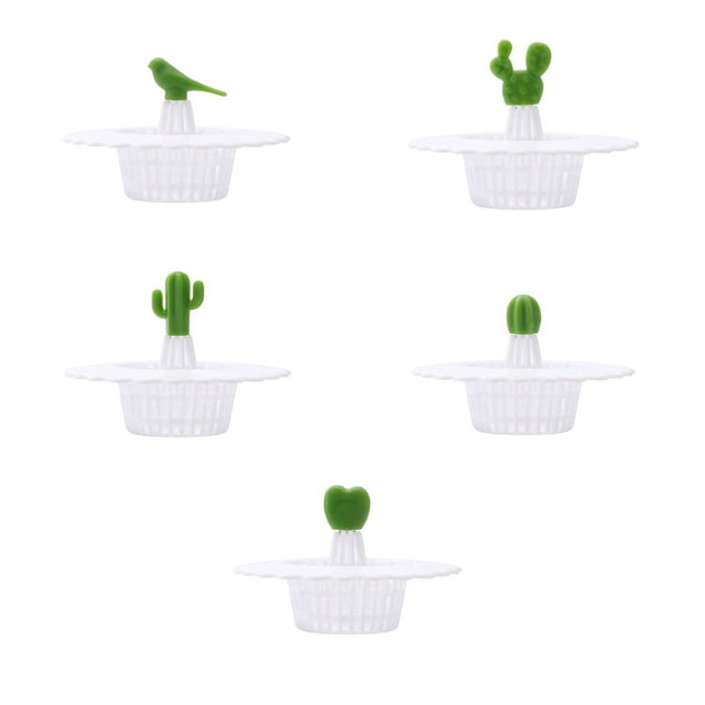 Valentine's Day Kitchen Sink Strainer Stopper Set 5 Pack 6 cm x 3 cm For Home Bathroom Laundry Utility Sinks