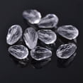 thumbnail image 4 of U8MO 30pcs 12x8mm Teardrop Faceted Crystal Glass Losse Beads Bulk Wholesale Lot-205# Jade Lake Blue, 4 of 6