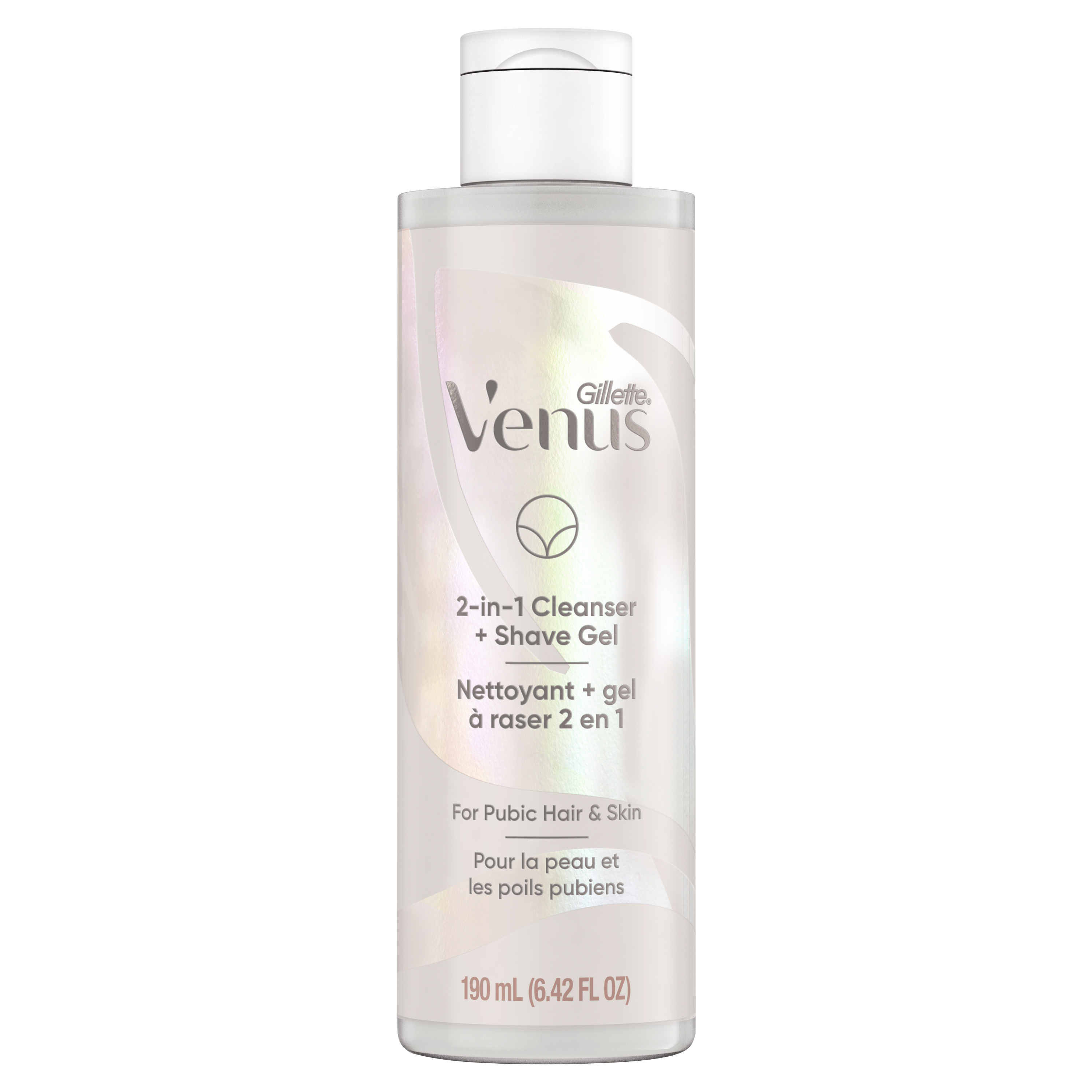 Gillette Venus for Female Pubic Hair and Skin, 2-in-1 Cleanser + Shave Gel, 6.4 oz, White - image 2 of 10