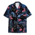 thumbnail image 5 of Camisas hawaianas con estampado 3D de animales divertidos para hombres y mujeres, camisa informal de manga corta con botones y corte relajado para playa, camiseta para hombre, 5 of 5