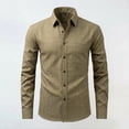thumbnail image 2 of jjayotai Button down Shirts for Men Long Sleeve T Shirts Classic Fitted Shirt Fall Business Casual Shirts, 2 of 6