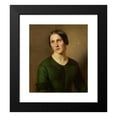 thumbnail image 2 of Adolf Follenweider 12x14 Black Modern Framed Museum Art Print Titled - Portrait of a Woman, 2 of 5