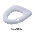 thumbnail image 3 of Tyidzon Bathroom Toilet Seat Cover Pads, Soft Warmer Toilet Seat Cushion Cover, Easy Installation Comfortable Toilet Cover, 3 of 3