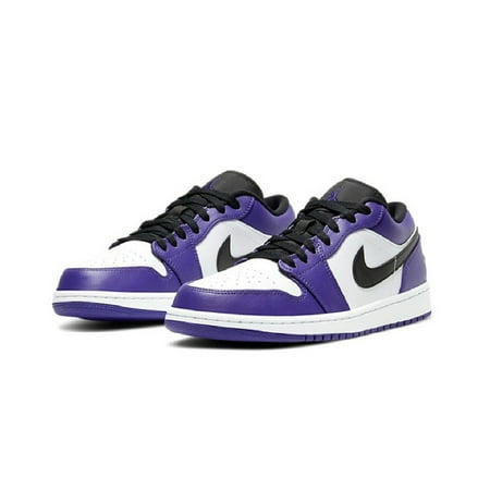 Nike Air Jordan 1 Low 'Court Purple White Black' 553558-500 Mens Sizes 9-11