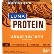 Luna Bar, Chocolate Peanut Butter Protein Bars, 6 Ct