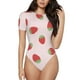 thumbnail image 1 of Balery Strawberry Body de cuello redondo de manga corta para mujer Tops de manga corta Tops básicos-Medium, 1 of 7