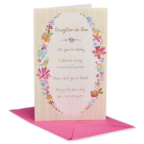 American Greetings Birthday Card for Daughter-in-Law (Beautiful Moments)