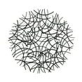 thumbnail image 4 of Contemporary Home Living 32.5" Rustic Bronze Abstract Swirl Handmade Round Wall Decor, 4 of 5