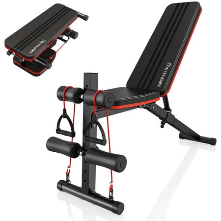 Weight Bench for Home GYM, Adjustable Foldable Workout Bench with ...