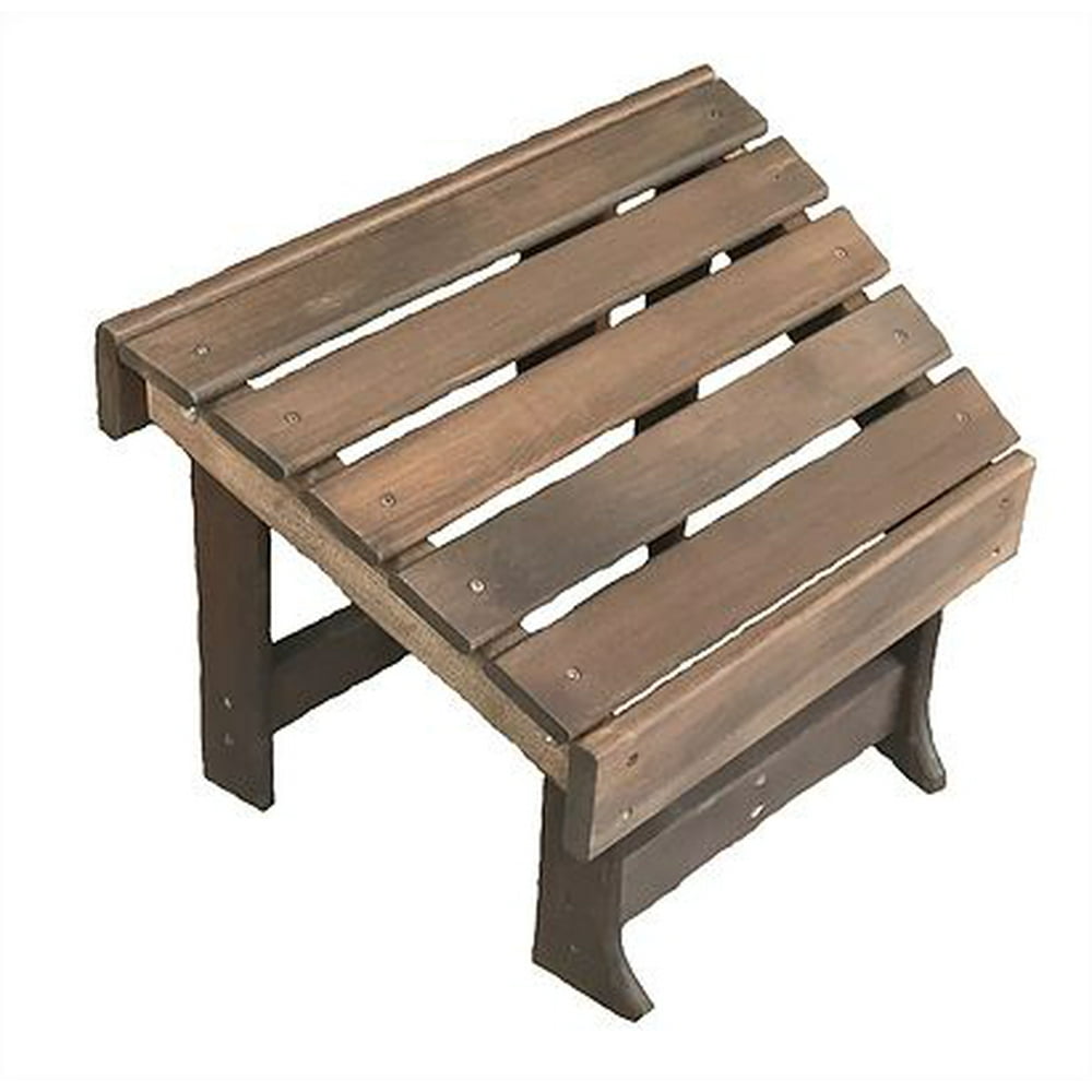 Outdoor Garden Furniture Unfinished New Hope Foot Stool Made In USA