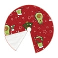 thumbnail image 3 of Kll Avocado Christmas Christmas Tree Skirt 36",Party Decorations Farmhouse For Christmas Decorations Holiday Party, 3 of 8