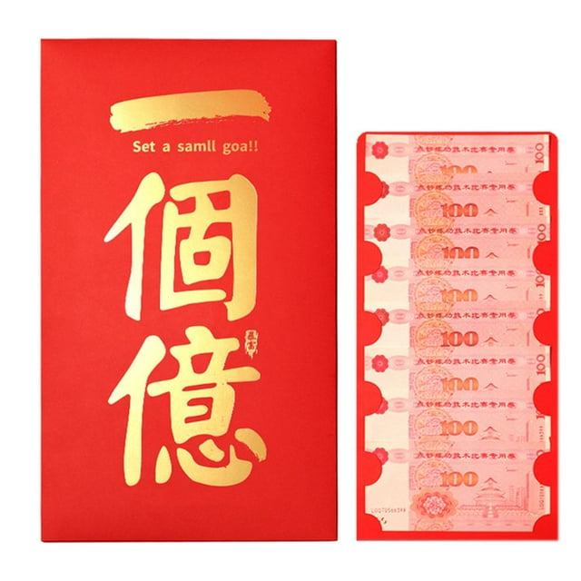 SharkTRUE Sac à Argent Rouge Festival de Printemps 2026 Sac Rouge Année du Cheval Angpao Grande Taille Grande Enveloppe Rouge Nouvel An