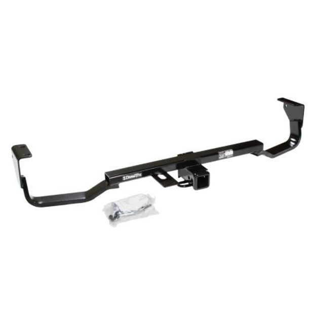 Fits 2007-2009 Hyundai Santa Fe Draw-Tite Trailer Hitch Rear 75471 Max-Frame, Class III, with a 2-inch square tube welded receiver. Features a 3500-pound weight carrying capacity and 525-pound tongue weight. Designed for trucks, vans, and SUVs, it has a black powder-coated finish over an A-coat base for durability. Includes solid all-welded construction for maximum strength and safety, ensuring a perfect fit and top towing performance. Comes with installation hardware.