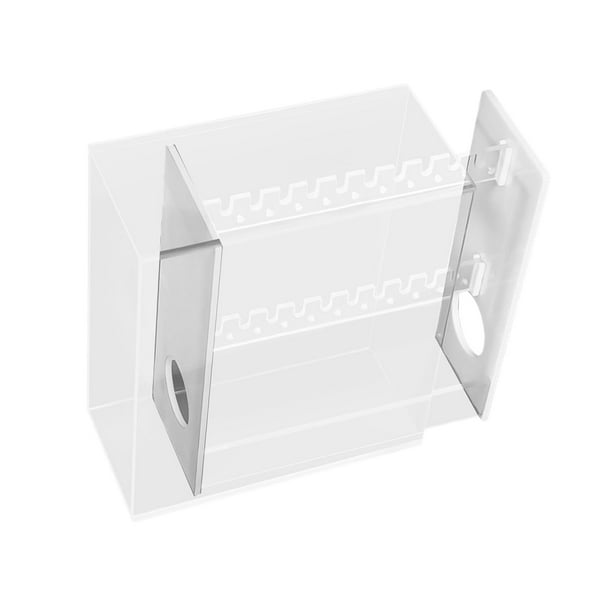 Soporte para presentación de joyería, organizador de joyas, estante de almacenamiento acrílico, organizador de collares y pendientes para dormitorio y