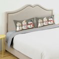 thumbnail image 3 of Yayeee Pillowcase Standard Size Set of 2 Satin Wrinkle Resistant Pillow Case, Cute Snowmen, 3 of 7