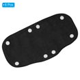 thumbnail image 3 of Uxcell Hard Hat Sweatband Cotton Hard Hat Liner Snap Button Helmet Forehead Sweating Pads Black 6 Pack, 3 of 6
