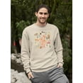 thumbnail image 2 of Fungi Field Trip Iv. Sweatshirt Men -Annie Warren Designs, Male 4X-Large, 2 of 4