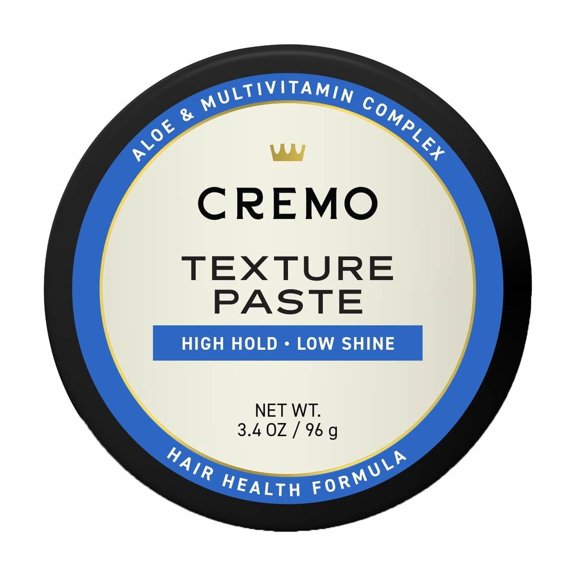 Cremo Barber Grade Hair Texture Paste for Men, 3.4 oz