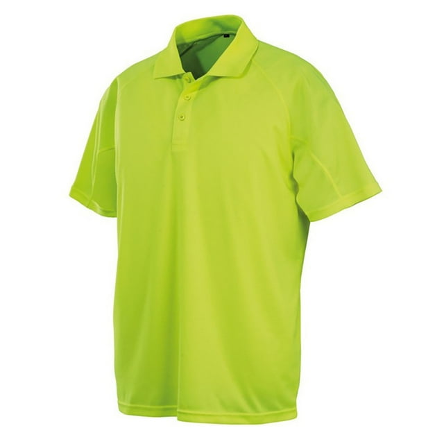 Spiro Impact Mens Performance Aircool Polo T-Shirt