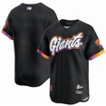 thumbnail image 1 of Camiseta clásica de béisbol City Connect de los San Francisco Giants 2025 para hombre, color antracita, con número de estrella bordado-L, 1 of 2