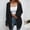 Black, variant on Fall Sweater for Women Open Front Knit Cardigan Lightweight Fuzzy Sweater Lantern Long Sleeve Fluffy Coat Outwear Women Sweaters Cheap
