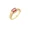 Red, variant on Unisex's Stainless Steel Simple Classic Elegant Novel Exquisite Personalized Romantic Ring White Size 6