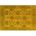 thumbnail image 1 of Ahgly Company Machine Washable Indoor Rectangle Oriental Yellow Industrial Area Rugs, 6' x 9', 1 of 4