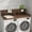 54inch Brown, variant on Leavader 58" Washer Dryer Countertop with Non-slip Pads, Laundry Wood Shelf Topper with Edge, Double Layer Organizer for Washer and Dryer Laundry Hamper Counter Storage Organization