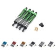 thumbnail image 3 of ZheElen RCGOFOLLOW Aluminum Alloy Smooth Front Rear Shock Absorber Wear-resistant Rc Front Rear Shock Absorber For 1/10 MN MN Green, 3 of 6