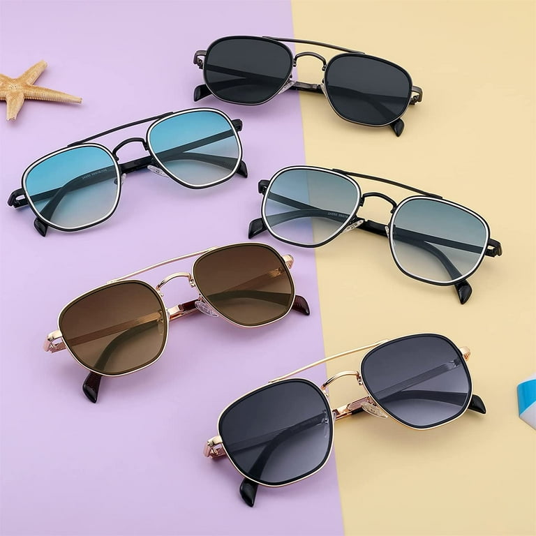 Small square sale aviator sunglasses