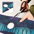 thumbnail image 6 of Yayeee Faucet Mat for Kitchen Sink 30" Diatomite Long Splash Guard Pad, Purple Moonlight Forest, 2 Pack, 6 of 7