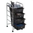 thumbnail image 2 of Patiojoy 4 Drawer Cart Storage Container Bins with wheels for Home&School&Office, 2 of 10