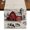 Beige, variant on Vintage Barn Animals Burlap Cotton Table Runner 13x48 Inches Long, Farmhouse Retro Art Farmhouse Table Runners, Outdoor Dining Table Decor for Baby Shower/Party/Wedding