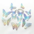 thumbnail image 3 of SUNYOK 72Pcs 3D Butterfly Wall Decor, Butterfly Wall Stickers 6 Styles 3 Sizes, Removable Butterfly Cake Decorations for Party, Birthday, Wedding, Shiny Rainbow Silver, 3 of 9