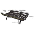 thumbnail image 5 of Liberty Foundry Cast Iron Grate for Masonry & Zero Clearance Fireplaces, 5 of 5
