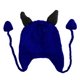 thumbnail image 1 of Gorro de punto hecho a mano para mujer, bocina con orejeras colgantes triangulares, gorro de Invierno para mujer, disfraz para fiesta, regalos de Halloween, 1 of 4